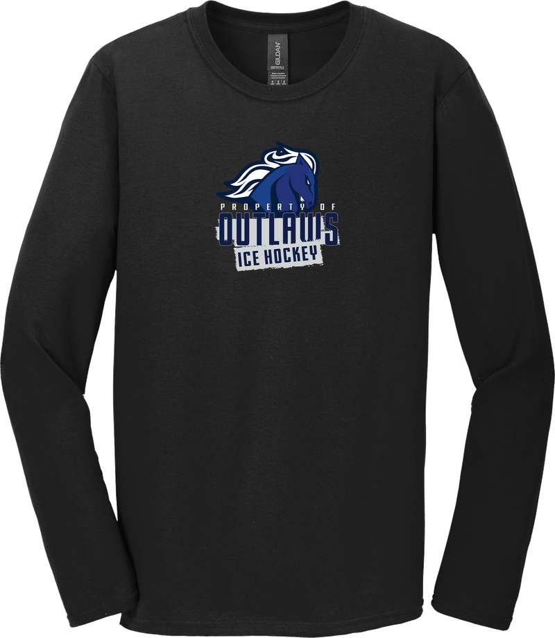 Brandywine Outlaws Softstyle Long Sleeve T-Shirt