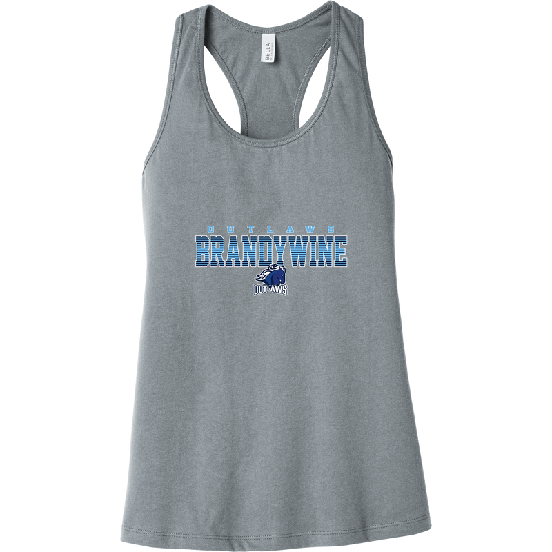 Brandywine Outlaws Womens Jersey Racerback Tank