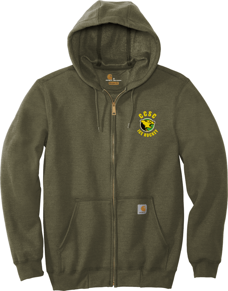 Chester County Carhartt Midweight Hooded Zip-Front Sweatshirt