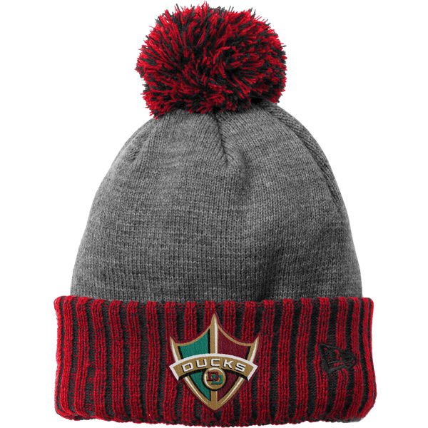 Delaware Ducks New Era Colorblock Cuffed Beanie