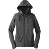 CT Oil Kings New Era Ladies Tri-Blend Fleece Full-Zip Hoodie