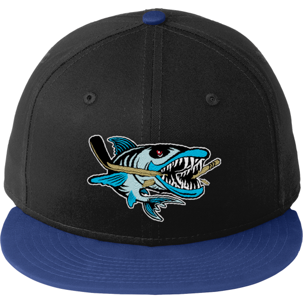 Boca Barracudas New Era Flat Bill Snapback Cap