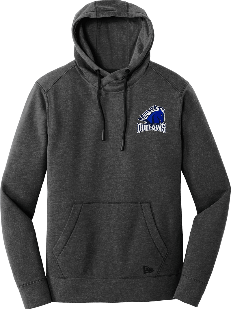 Brandywine Outlaws New Era Tri-Blend Fleece Pullover Hoodie