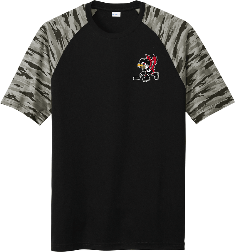 Benet Hockey Drift Camo Colorblock Tee